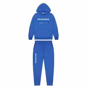 Trapstar Chenille Decoded 2.0 Hooded Men's Tracksuits Blue USA | 19BMESWLR