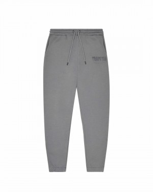 Trapstar Chenille Decoded Men's Sweatpants Grey USA | 25EOLJPNX