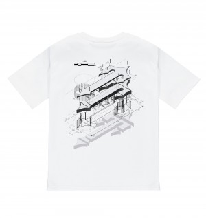 Trapstar DIY 3.0 Men's T-Shirts White USA | 67WAVCJYO