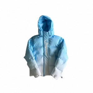 Trapstar Decoded 2.0 Cashmere Hooded Men's Puffer Jackets Blue USA | 13VBWXEDS