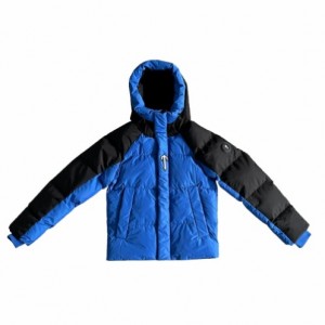 Trapstar Decoded Arch Men's Puffer Jackets Black / Blue USA | 12YIUDPST