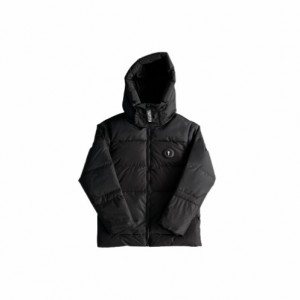 Trapstar Decoded Men's Puffer Jackets Black USA | 38SURGKWP