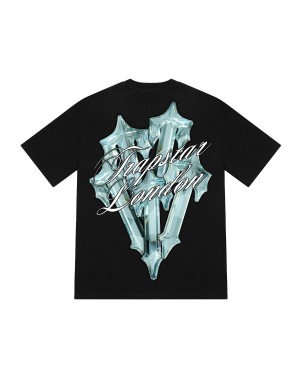 Trapstar Diamond In The Rough 2.0 Men's T-Shirts Black USA | 37KTURVLI