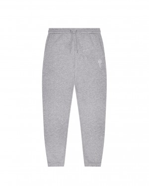 Trapstar Foundation Men's Sweatpants Grey USA | 06FXRPCHJ