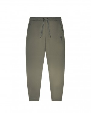 Trapstar Foundation Men's Sweatpants Khaki USA | 90GBWKSTV