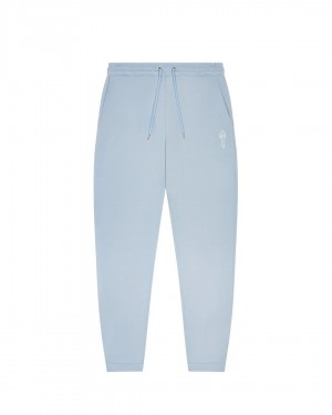 Trapstar Foundation Men's Sweatpants Light Blue USA | 87VEJRUMG