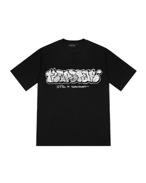 Trapstar Graffiti Men's T-Shirts Black USA | 30NHGYZJV