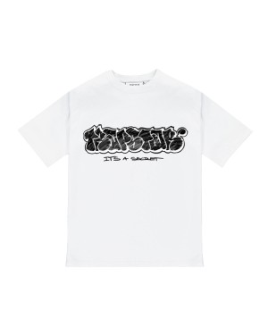 Trapstar Graffiti Men's T-Shirts White USA | 17OSHIQGK