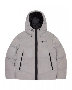 Trapstar Hyperdrive Men's Puffer Jackets Grey USA | 06QSWCYZA