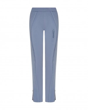 Trapstar Hyperdrive Rib Panel Track Women's Tracksuits Blue USA | 93FBNCGZL