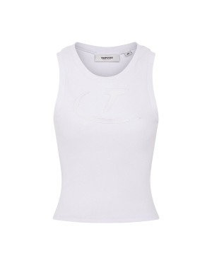 Trapstar Hyperdrive T Mesh Insert Women's Vests White USA | 59ZTVSCXP