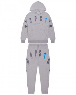 Trapstar Irongate Arch Chenille 2.0 Men's Tracksuits Grey USA | 49VLQOTAY