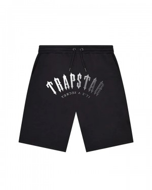 Trapstar Irongate Arch Gel Men's Shorts Black / Grey USA | 38EADYQPR