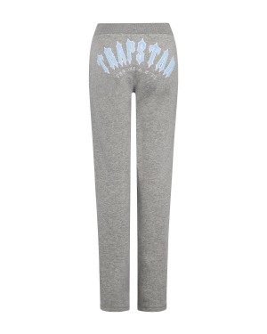 Trapstar Irongate Chenille Slim Fit Track Women's Tracksuits Grey / Blue USA | 90GNCKUDY