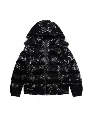 Trapstar Irongate Men's Puffer Jackets Black USA | 07LGCHWTX