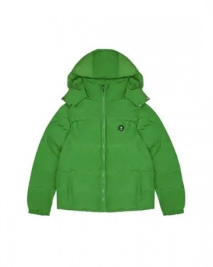 Trapstar Irongate Men's Puffer Jackets Green USA | 53WJTFXAD