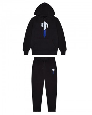 Trapstar Irongate T Chenille Men's Tracksuits Black USA | 28IKPRQEL