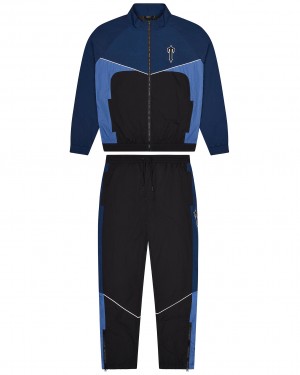 Trapstar Irongate T Shell Men's Tracksuits Navy USA | 65GLYHJDZ