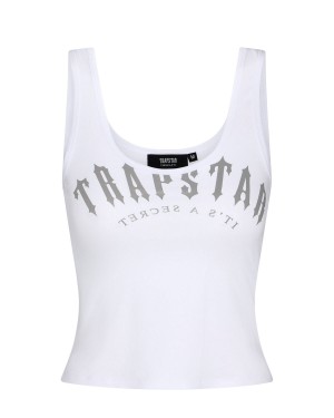 Trapstar Irongate Women's Vests White USA | 14AZFEYHR