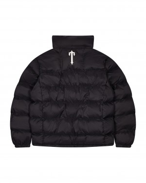 Trapstar It’s A Secret Men's Puffer Jackets Black USA | 75MLFZCGS