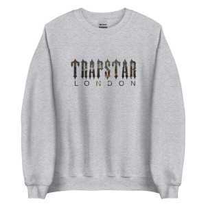 Trapstar London Clip Men's Sweatshirts Grey USA | 37BIFTGKX