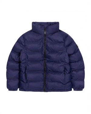 Trapstar Men's Puffer Jackets Navy USA | 68BOCKWNY