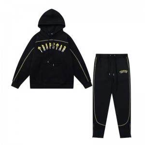 Trapstar Men's Tracksuits Black USA | 35GNATSBX