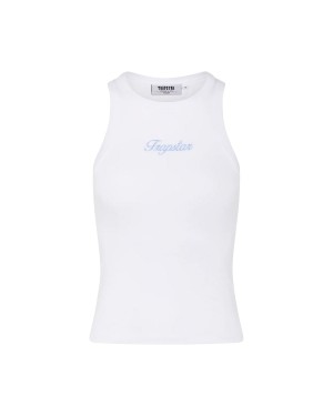 Trapstar Racer Cashmere Women's Vests White / Blue USA | 58AWZRLME