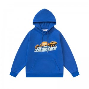 Trapstar Shooters Men's Hoodies Blue USA | 65NZYEJOK