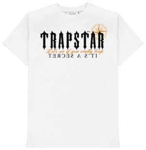 Trapstar X Central C Men's T-Shirts White USA | 02IHZXARB