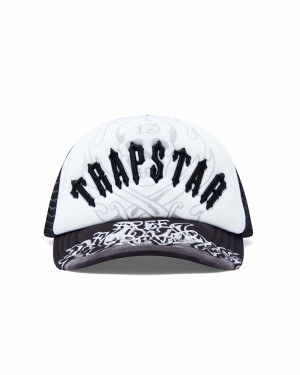 Trapstar x Ed Hardy Irongate Arch Men's Hats Black USA | 58IQLPOBR