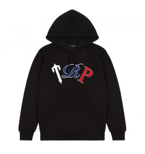 Trapstar Trp Revolution Edition Men's Hoodies Black USA | 24QCXAIUB