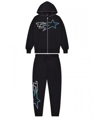 Trapstar Ts Star Men's Tracksuits Black USA | 35AXYSHLV