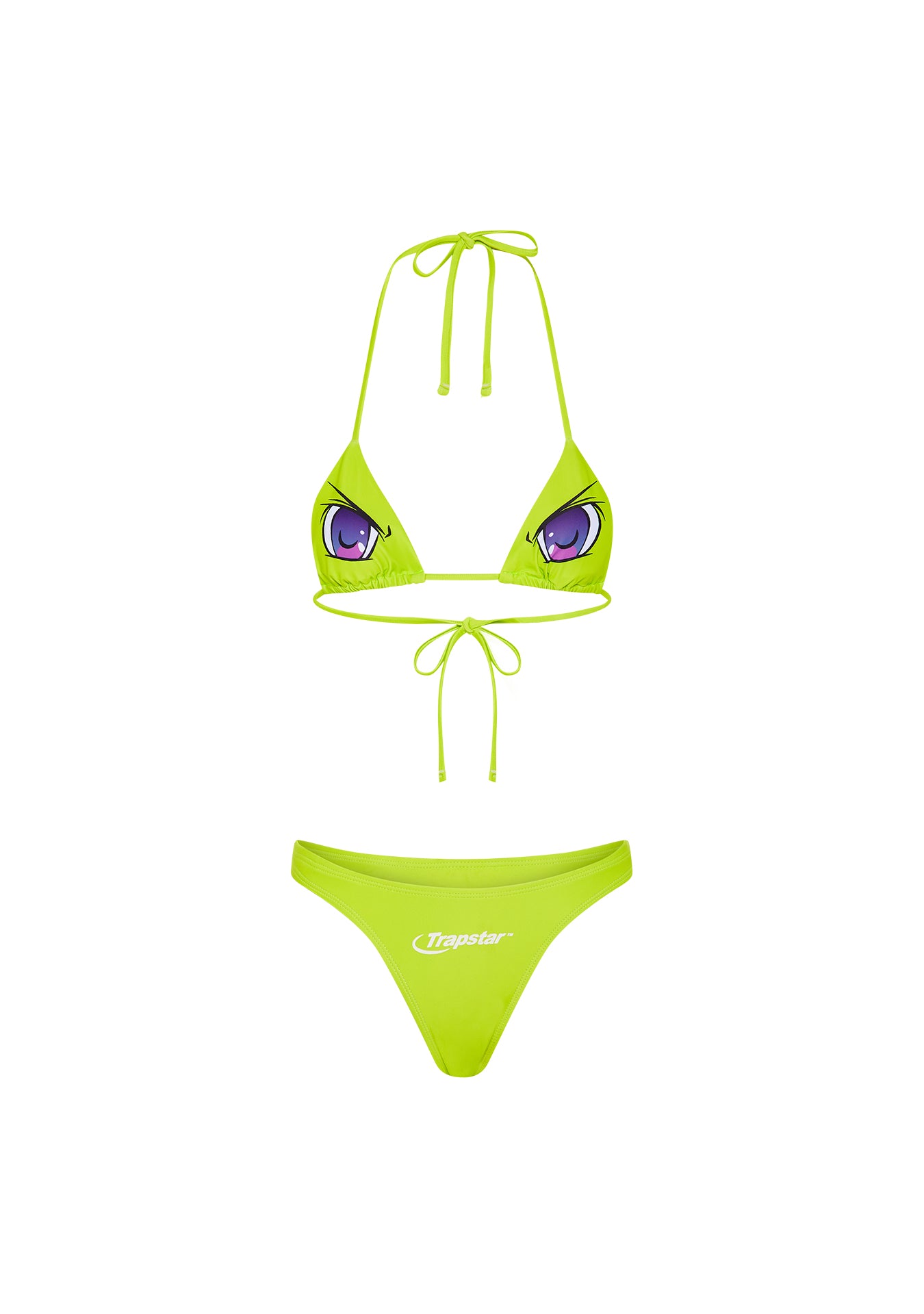 Trapstar Anime Women's Bikini Top Light Green USA | 36JEKGHSF