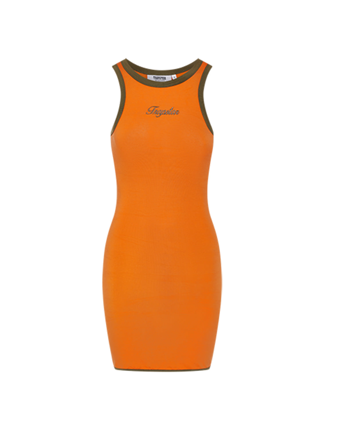 Trapstar Contrast Racer Women\'s Dress Orange / Khaki USA | 47GNXAMKR