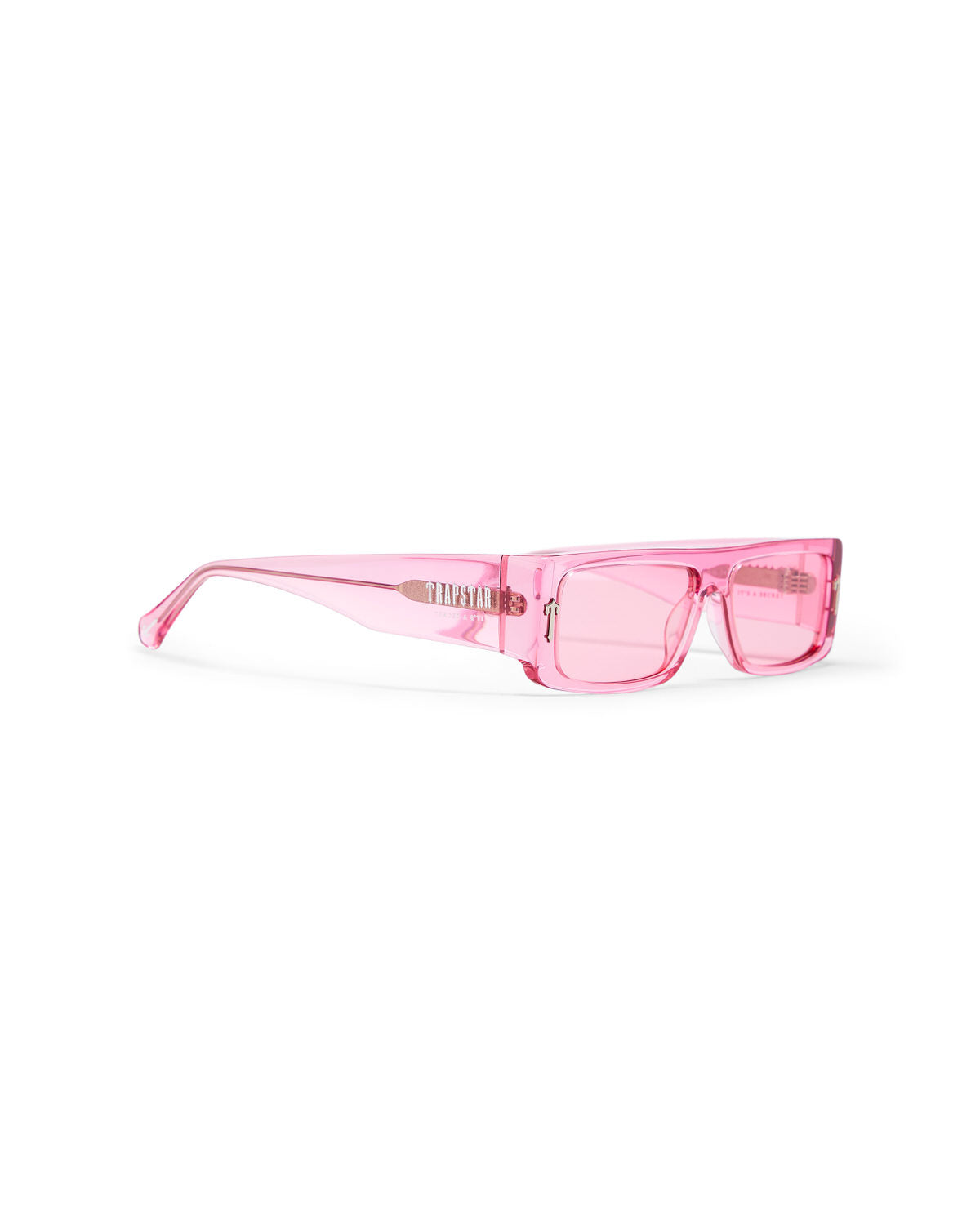 Trapstar Decoded Acetate Women\'s Sunglasses Pink USA | 08MABHGTC