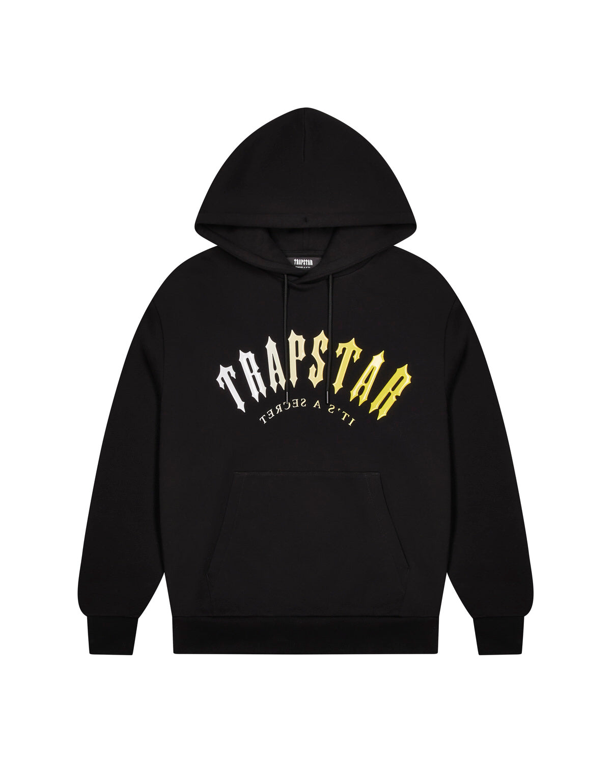 Trapstar Decoded Hooded Gel Men's Tracksuits Black / Yellow USA | 74YBMIHLE