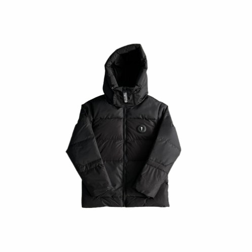 Trapstar Decoded Men\'s Puffer Jackets Black USA | 38SURGKWP