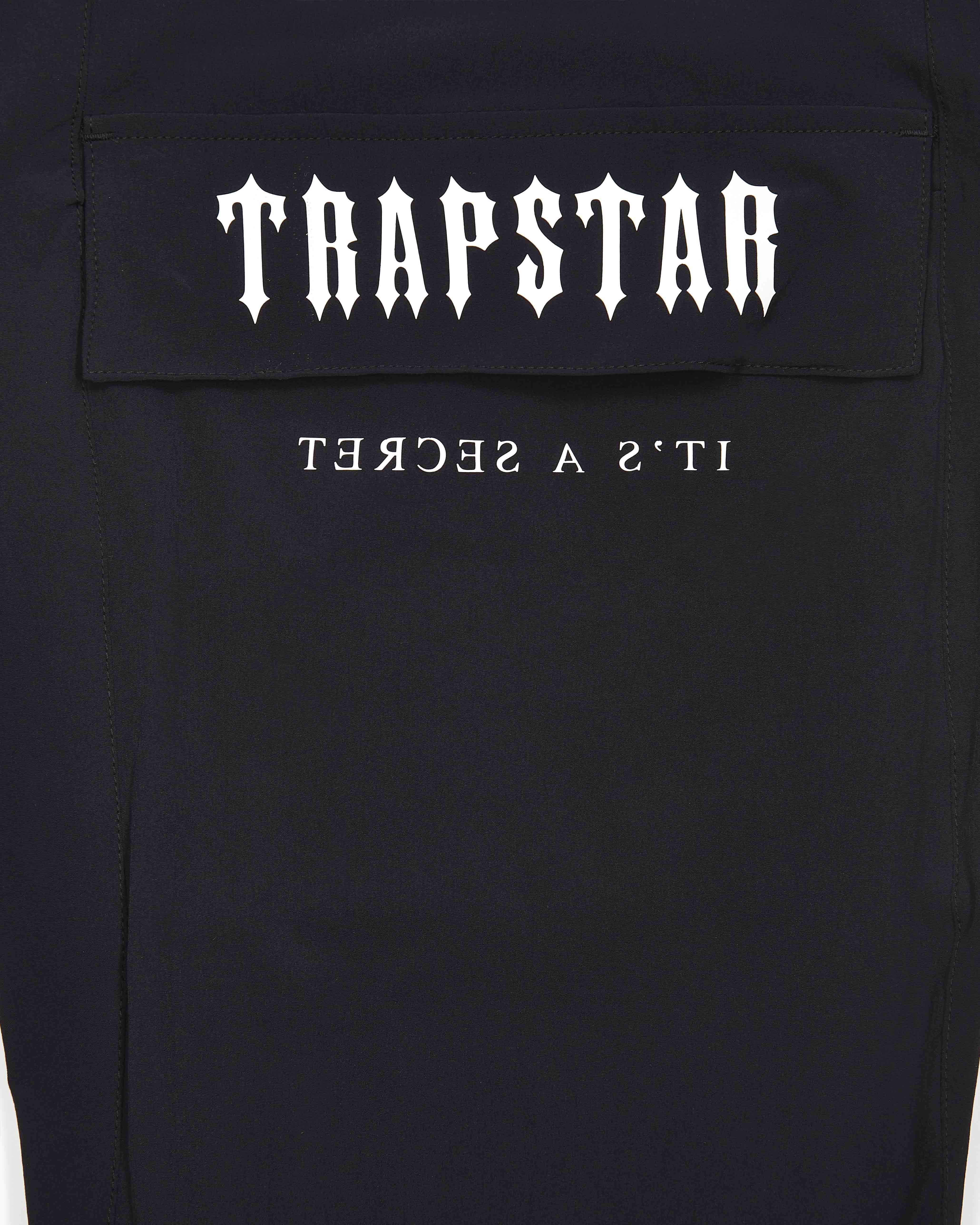 Trapstar Decoded Tech Track Men's Pants Black USA | 97ITEYPRL