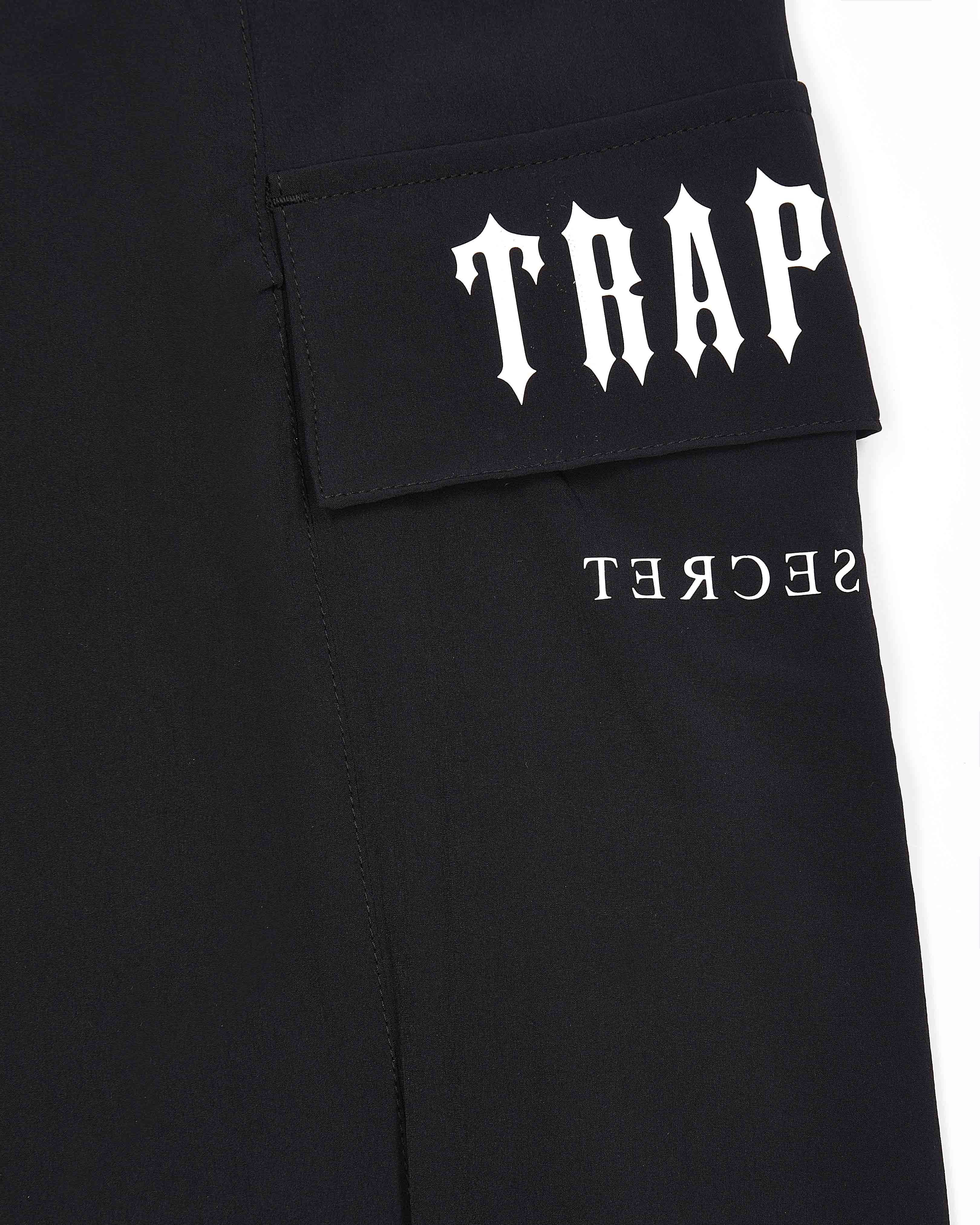 Trapstar Decoded Tech Track Men's Pants Black USA | 97ITEYPRL