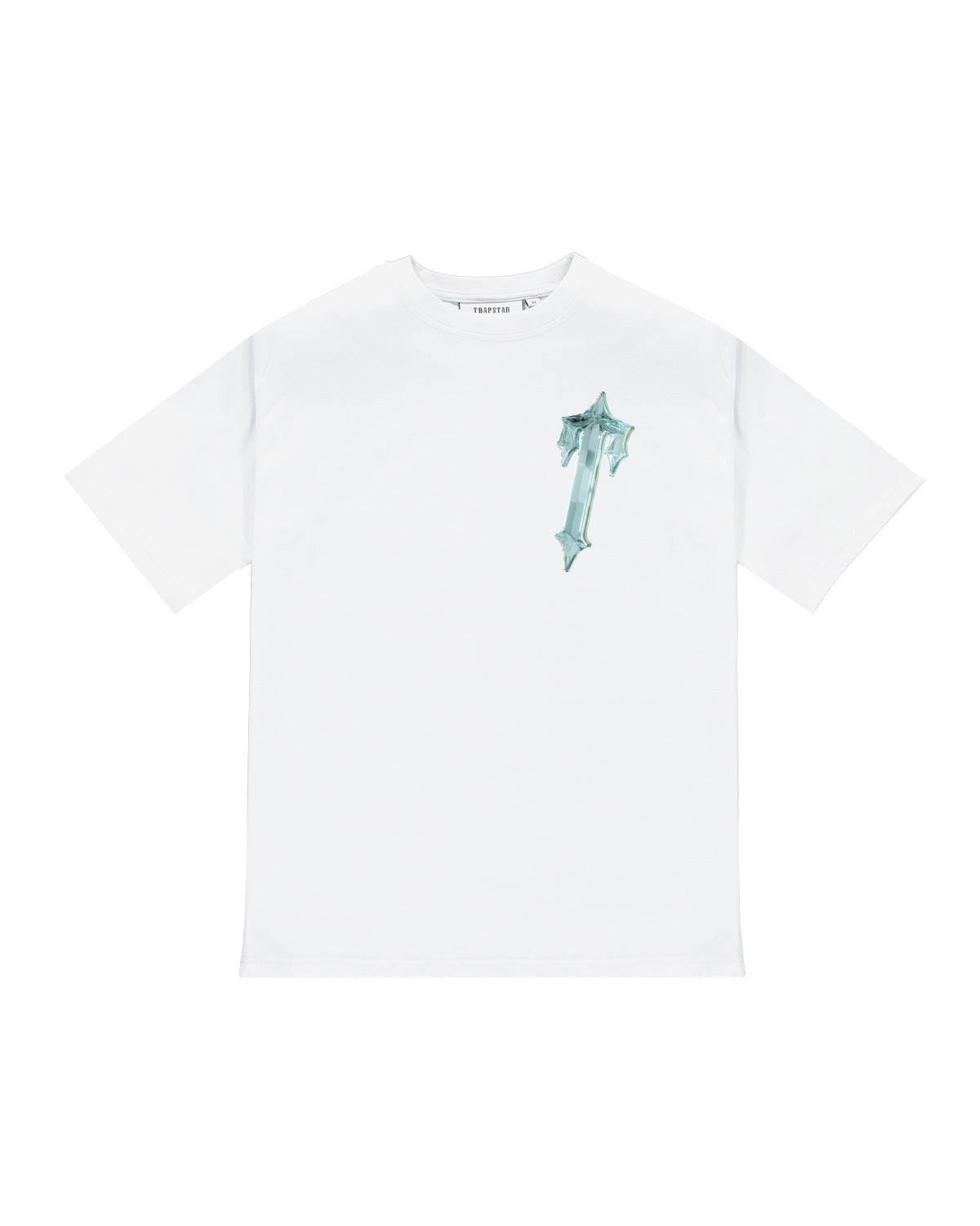 Trapstar Diamond In The Rough 2.0 Men's T-Shirts White USA | 04YBWRJKP