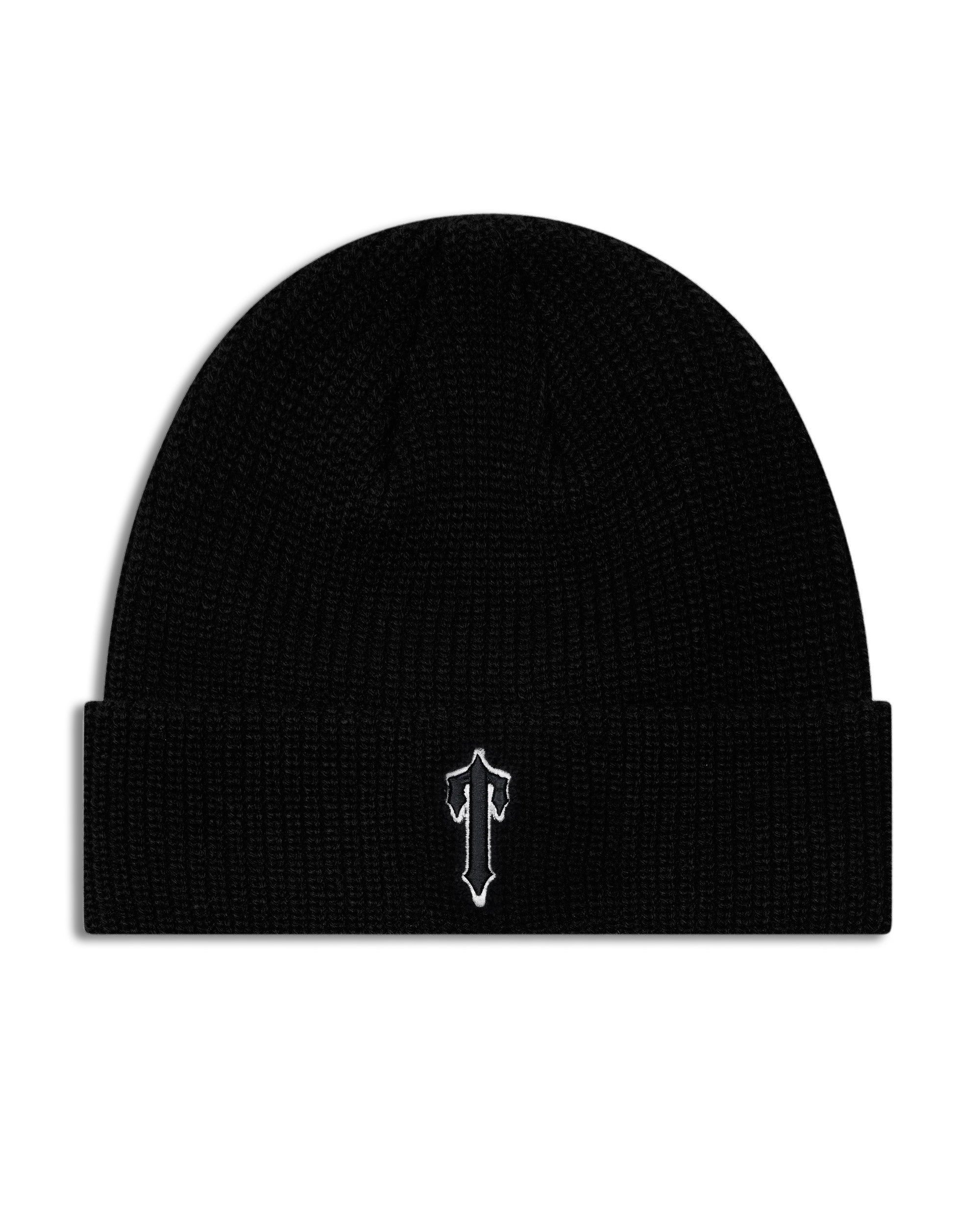 Trapstar Foundation Men\'s Beanie Black USA | 51NWCSRIK