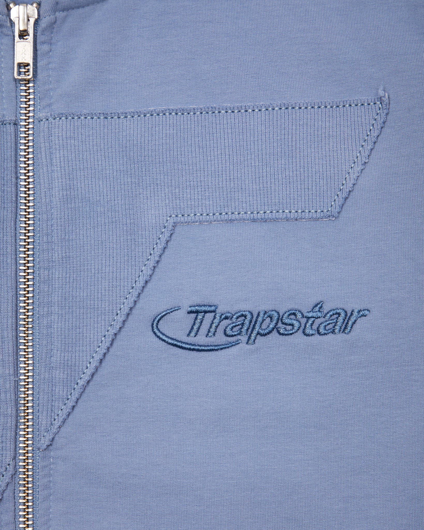 Trapstar Hyperdrive Rib Panel Zip Women's Tracksuits Blue USA | 56ZSDXTNI