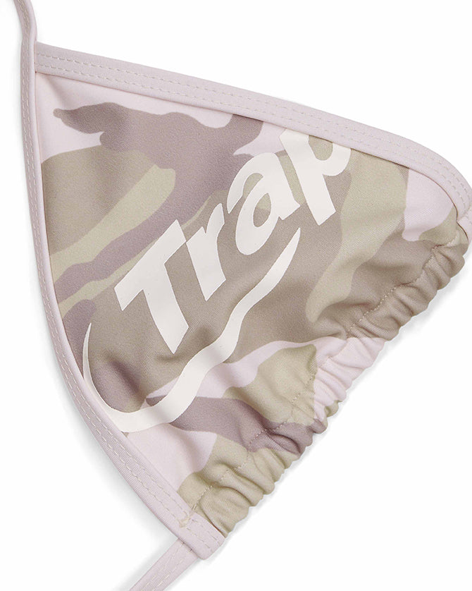 Trapstar Hyperdrive Women's Bikini Top Camo USA | 02WUBYXJC