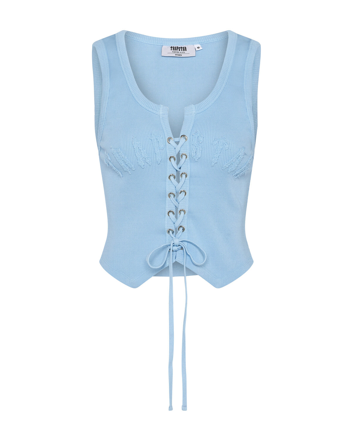 Trapstar Irongate Lace Up Women\'s Vests Baby Blue USA | 49EGSDVIJ