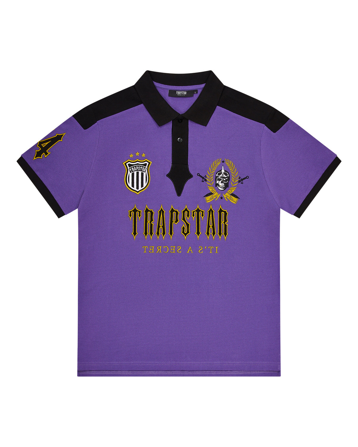 Trapstar Irongate Men\'s Polo Shirts Purple USA | 82RMUYHFE