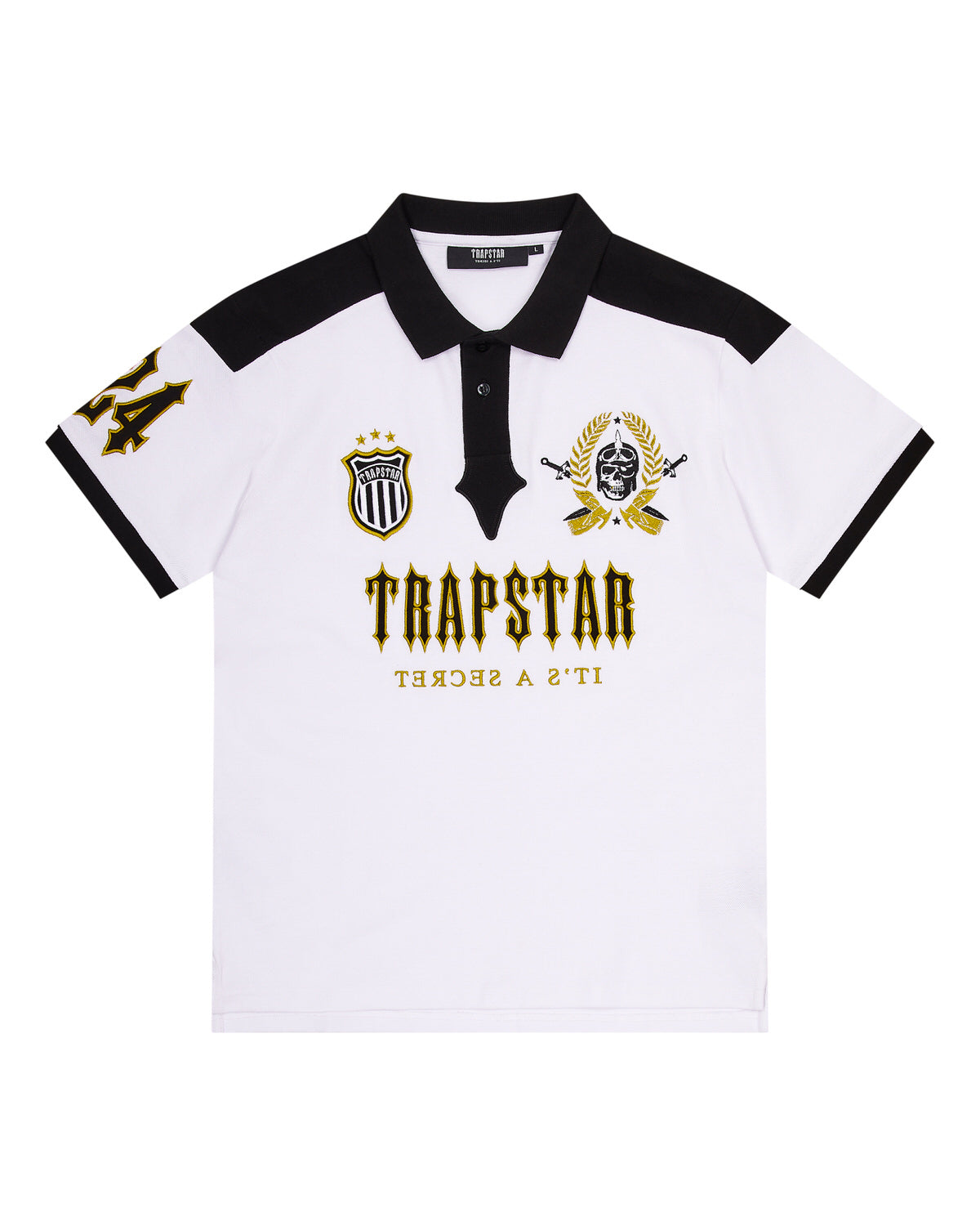 Trapstar Irongate Men\'s Polo Shirts White USA | 15PGCJLUM