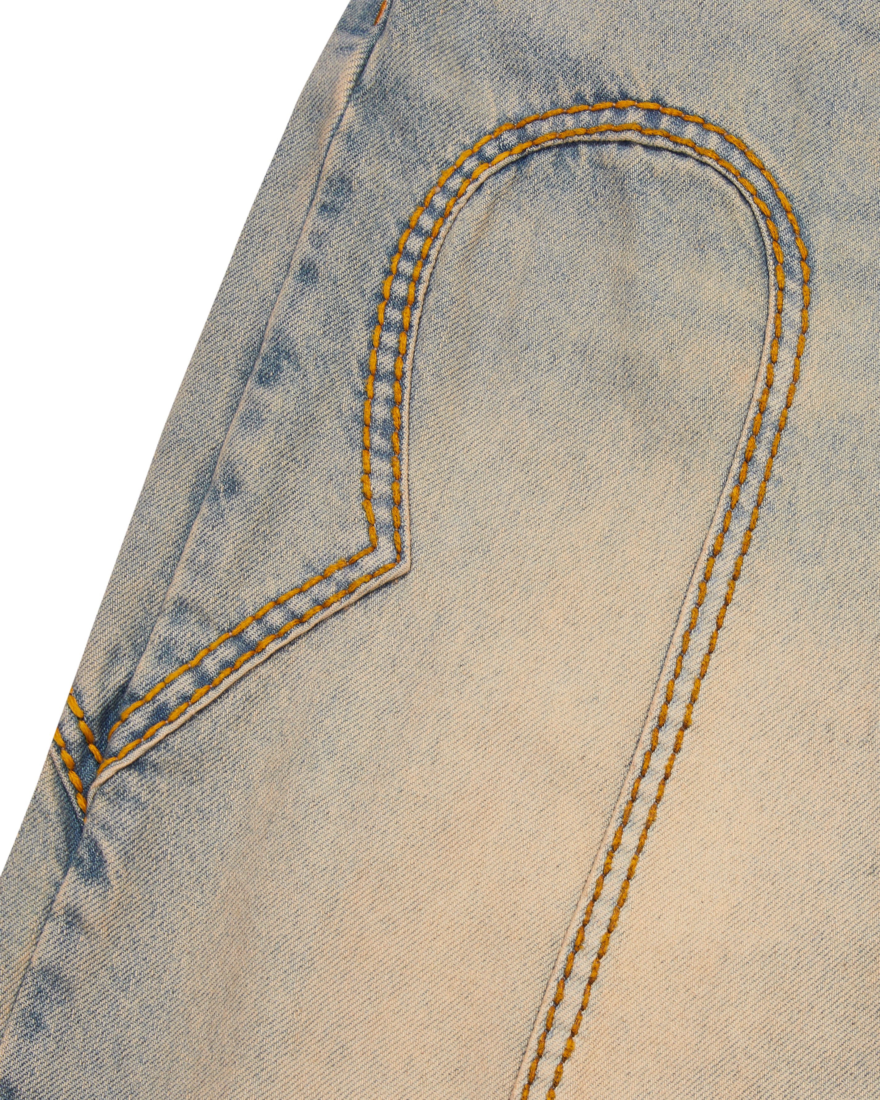 Trapstar Irongate Panel Denim Women's Jeans Blue USA | 43EFCRYTP