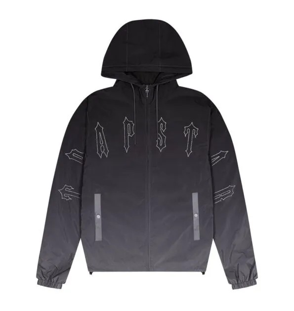 Trapstar Irongate Quilted Men\'s Windbreaker Black USA | 25NMHGSFV