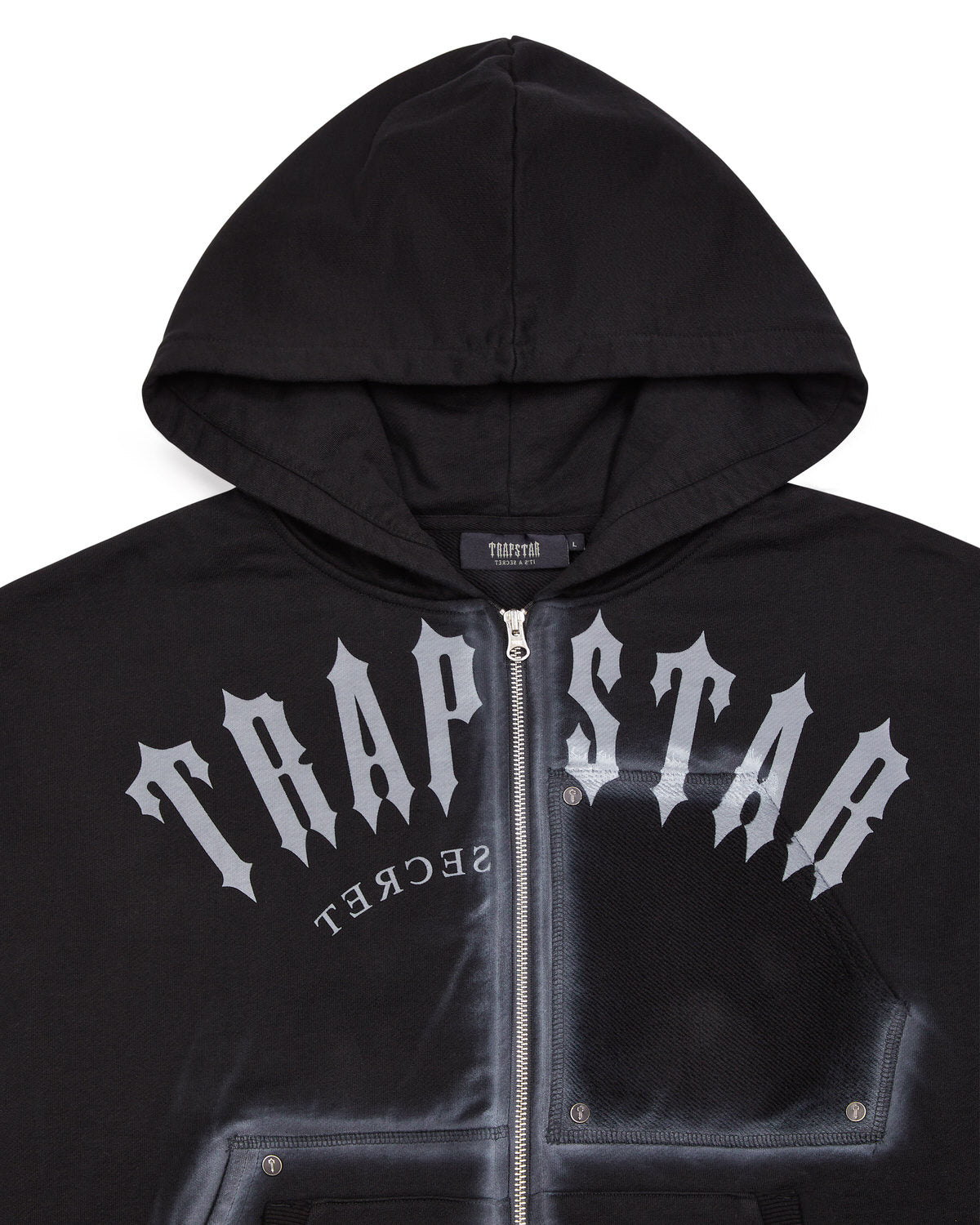 Trapstar Irongate Rivet 2.0 - Blackstorm Edition Men's Tracksuits Black USA | 64JGPQXDC